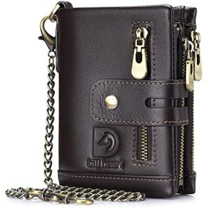 bill heart Billetera BH0002-Cadena…, Negro -, Compacto