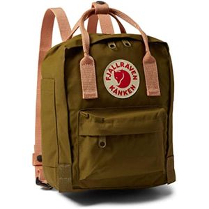 Fjällräven Mochila unisex Kanken (1 unidad), Follaje Verde/Melocotón Verde arena, Moderno o clásico