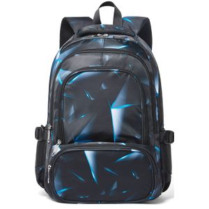 BLUEFAIRY Mochila para niños de escuela primaria, bolsas para libros infantiles, A-dino-azul,