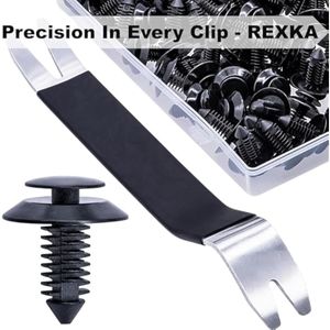 Rexka 51 piezas de clips de retención de panel de moldura de puerta para Ford N801925-S Lincoln