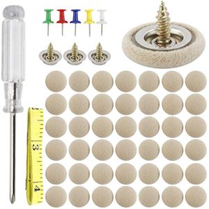 HighFree Juego de 60 pines de botón de reparación de techo de automóvil, retenedor universal para