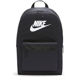 Nike Mochila unisex para adultos, talla única, Negro/Negro/Blanco
