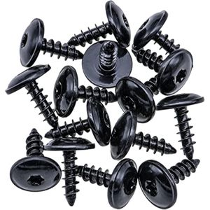 Rexka 15 piezas T25 Fender Liner Splash Shield Cubierta de parachoques Tornillo Torx Autoperforante