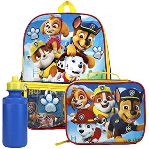 PAW Patrol: A Mighty Movie - Juego de mochila infantil de 5 piezas, Multi colorido, Mochila