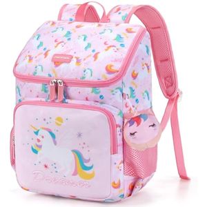 mommore Mochila para niños pequeños y niñas, juego de mochila preescolar para jardín de infantes de