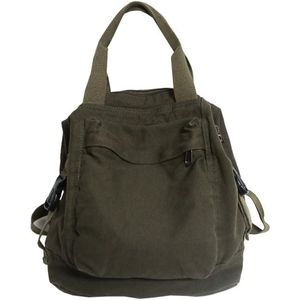 Mochila pequeña de lona bohemia para mujer, estilo vintage, bolsa de viaje al aire libre, mochila