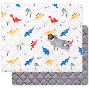 Tapete de juego de espuma prémium para bebés, 79 x 55 pulgadas, tapete de juego extra grande para