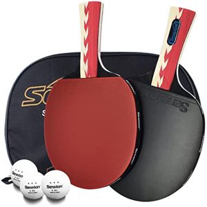 Senston Paletas de ping pong, palas de tenis de mesa, ideal para entretenimiento o competición,
