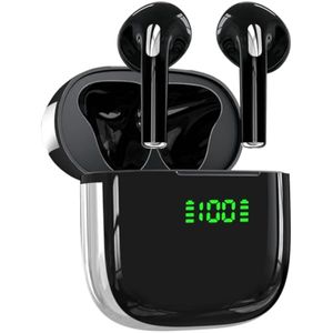 Auriculares inalámbricos Bluetooth con pantalla digital LED, estuche de carga IPX7, impermeable,