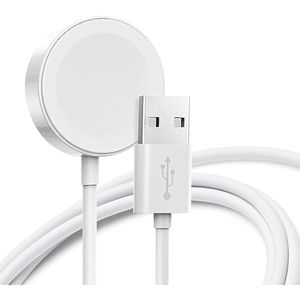 Skrring Cable cargador de reloj inteligente compatible con Apple Watch Series