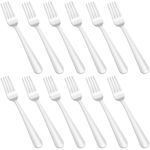 MJIYA Dominion - Juego de cubiertos de tenedores para cena, tenedores de acero inoxidable,