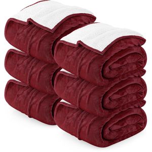 Utopia Bedding Manta Sherpa tamaño de la manta [gris frío, 50 x 60 pulgadas] – Manta reversible de