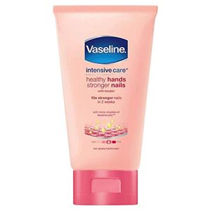 Vaseline Crema de manos de cuidado intensivo Healthy Hands + Stronger Nails 2.5 fl oz - Paquete de 2