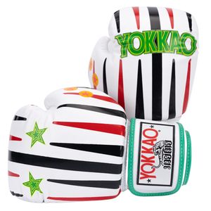 YOKKAO Guantes de boxeo Muay Thai transpirables de diseño | Guantes de entrenamiento y combate de
