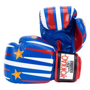 YOKKAO Guantes de boxeo Muay Thai transpirables de diseño | Guantes de entrenamiento y combate de