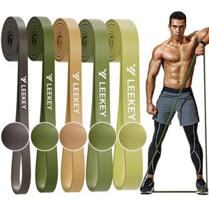LEEKEY Resistance Bands, Exercise Bands Pull Up Assist Bands - Workout Bands Set - Bands for Working