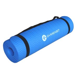 GYMENIST Thick Exercise Yoga Floor Mat Nbr 24 X 71 Inches, Great for Camping Cardio Workout Pilates
