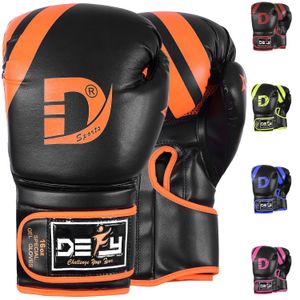 DEFY - Guantes de boxeo maravillosos para hombres y mujeres, para entrenamiento de Muay Thai, Kick