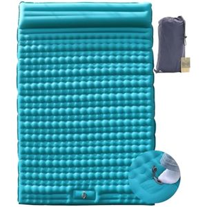 Colchoneta de dormir para campamento, colchoneta inflable con almohada, almohadilla de campamento