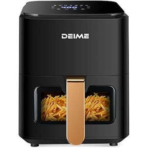 DEIME Freidora de aire caliente sin aceite de 4.2 cuartos de galón, olla saludable de 1200 W, horno
