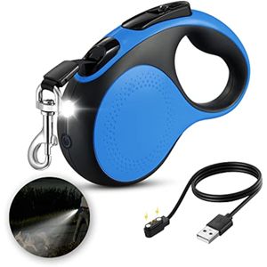 LMVVC Correa retráctil para perro de 26 pies duradera para perros o gatos de razas extra grandes con