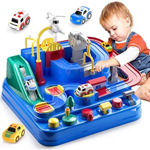Camiones de juguete para niños pequeños de 1 a 3 a 4 en 1, juguetes para niños de 3, 4, 5, 6 años,