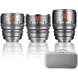 7artisans 0.394 in/0.630 in/0.984 in T2.1 Hope Series Professional Cine Lens S35 Juego de marcos de