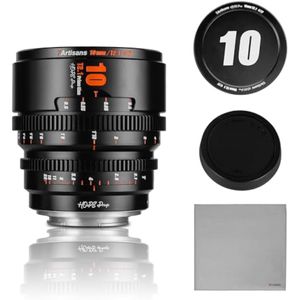 7artisans Lente Cine profesional T2.1 Hope Series de 0.394 in, marco S35, sin espejo, compatible con