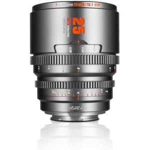 7artisans Lente Cine profesional T2.1 Hope Series de 0.984 in, marco S35, sin espejo, compatible con