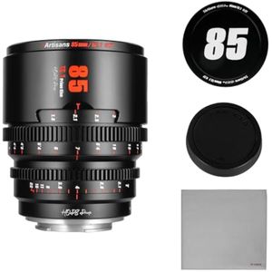 7artisans Lente Cine profesional T2.1 Hope Series de 3.346 in, marco S35, sin espejo, compatible con