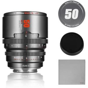 7artisans Lente de cine profesional T2.1 Hope Series de 1.969 in, marco S35, sin espejo, compatible