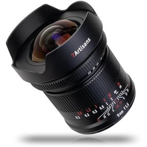 7artisans Lente ultra gran angular F5.6 de 0.354 in de marco completo, compatible con cámaras sin