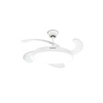 Ventilador de Techo Retráctil con Luz Led Peabody PE-VTRDC410B