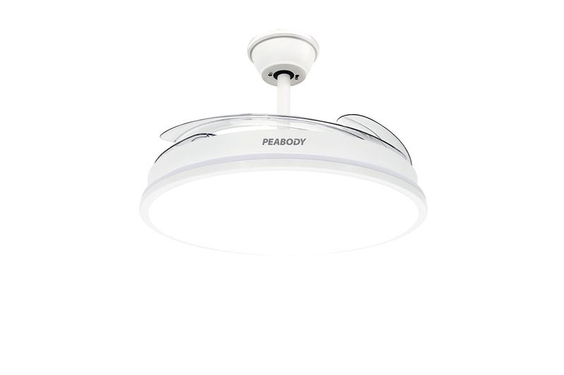 Ventilador de Techo Retráctil con Luz Led Peabody PE-VTRDC410B