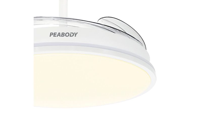 Ventilador de Techo Retráctil con Luz Led Peabody PE-VTRDC410B