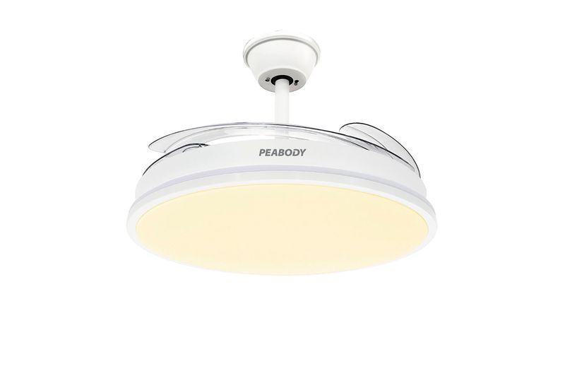 Ventilador de Techo Retráctil con Luz Led Peabody PE-VTRDC410B