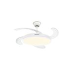 Ventilador de Techo Retráctil con Luz Led Peabody PE-VTRDC410B