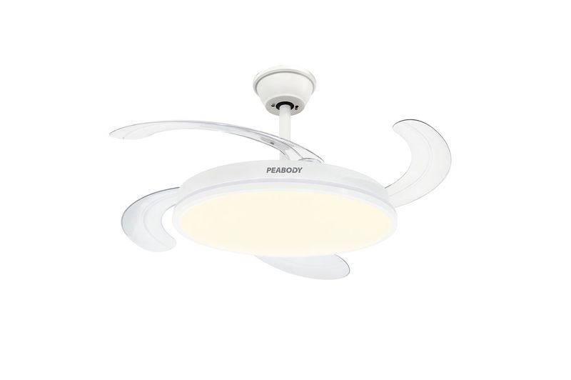 Ventilador de Techo Retráctil con Luz Led Peabody PE-VTRDC410B