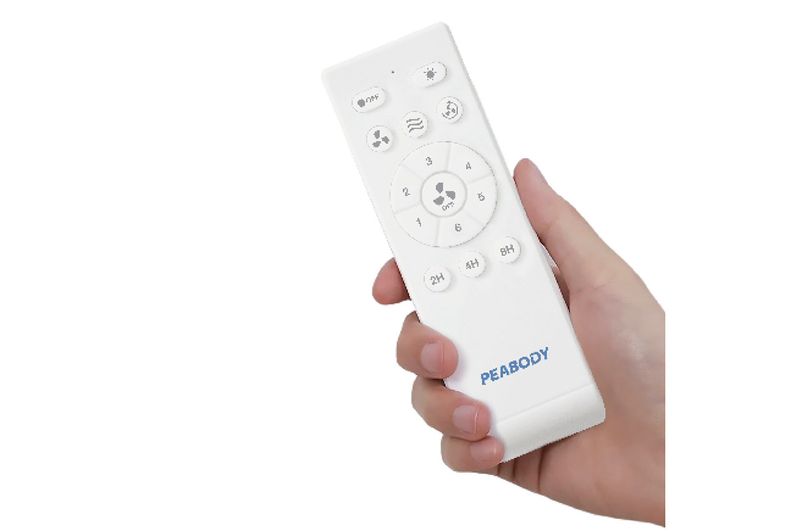 Ventilador de Techo Retráctil con Luz Led Peabody PE-VTRDC410B