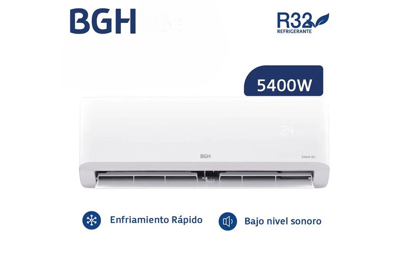 Aire Acondicionado BGH Split Frio/Calor 5400W BS54WCDW