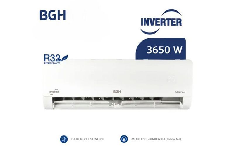 Aire Acondicionado Inverter BGH Split Frio/Calor 3650W BSI37WCNX