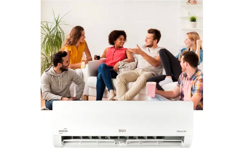 Aire Acondicionado Inverter BGH Split Frio/Calor 3650W BSI37WCNX