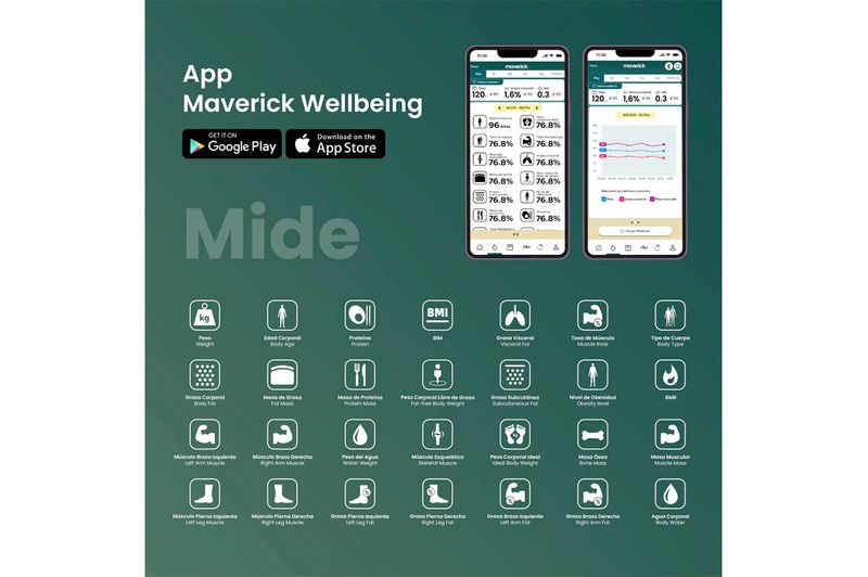 Balanza Digital Inteligente Maverick SmartScale8