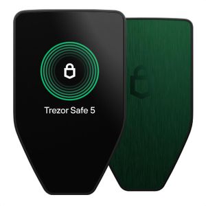 Trezor Safe 5 - Cartera de hardware criptográfico con elemento seguro y frase de contraseña,