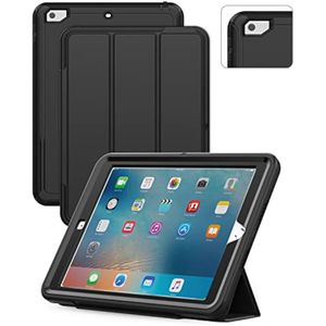 SEYMAC Funda para iPad 2017 de 9.7 pulgadas, cubierta protectora, con función de