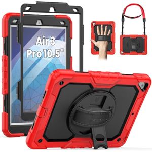 SEYMAC Funda para iPad Air 3 de 10.5 pulgadas para iPad Pro 10.5, resistente a prueba de golpes con