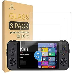 Mr.Shield Protector de pantalla compatible con ANBERNIC RG552 Handheld [vidrio templado] [3