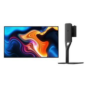DOUGH Spectrum Black ES07EFE 4K 240Hz OLED de doble modo con monitor de vidrio Gorilla y soporte