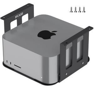 IFCASE Soporte de aluminio debajo del escritorio para Mac Studio M4 M3 M2 M1 Max, Ultra con
