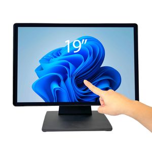 Monitor POS con pantalla táctil de 19 pulgadas, retroiluminación LED, 10 puntos, multitáctil, HDMI